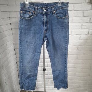 Levis 511 Mens Size 32 Waist Medium Wash Made in Egypt Blue Jeans